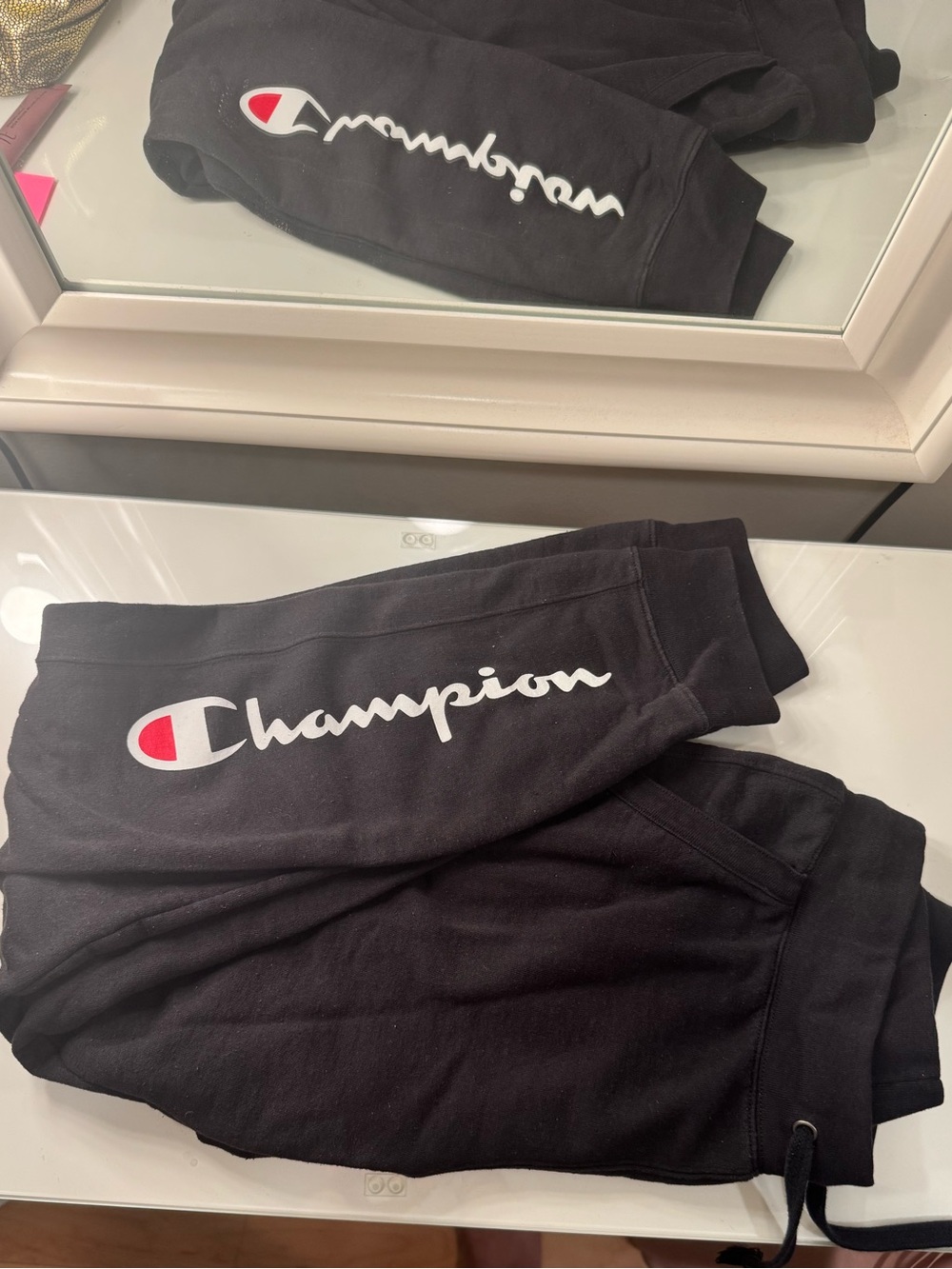 Champion Black Jogger Sweatpants